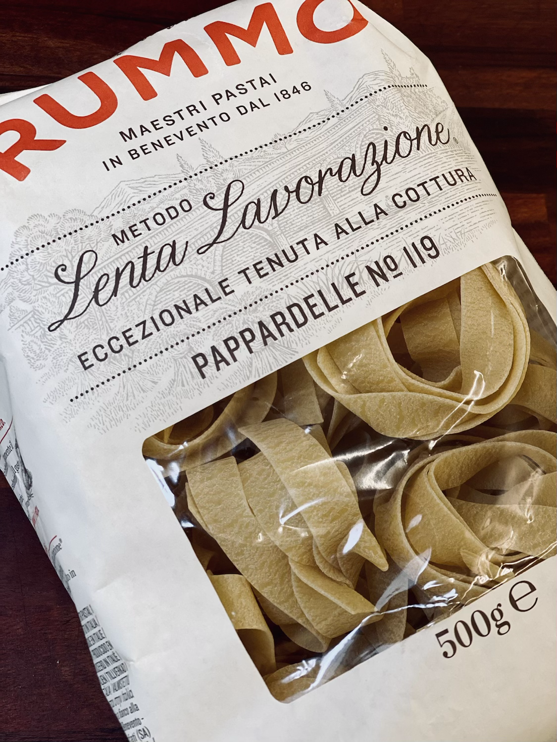 Pappardelle no. 119, Rummo