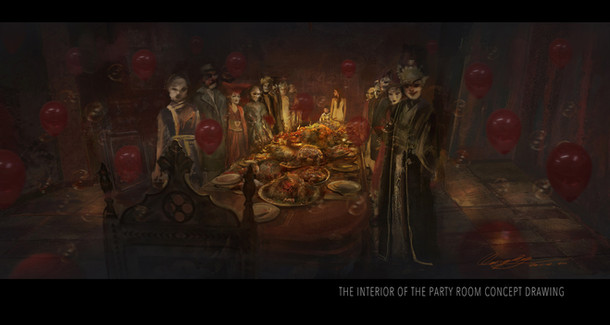 Concept Art: The Party Room