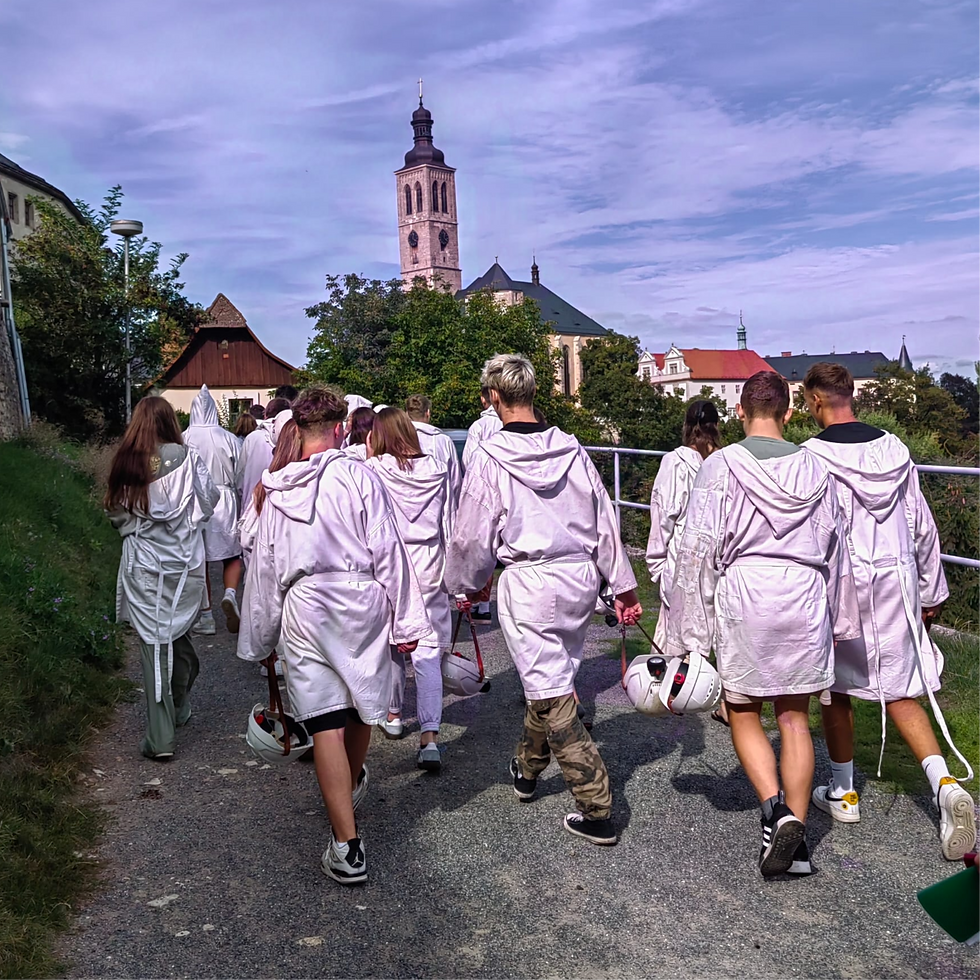 Na putu prema rudniku u Kutnoj Hori