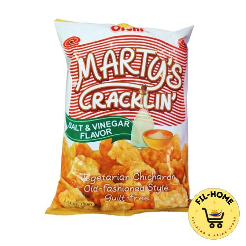 Oishi Marty's Cracklin' Salt & Vinegar Flavour 90g | Fil@home
