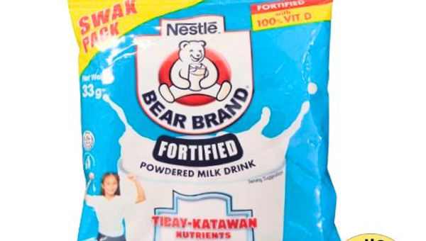 Nestle Bear Brand Powdered Milk Drink 33g