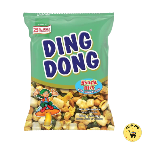 Ding Dong Snack w/Chips & Curls 100g
