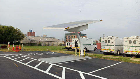 Beam EV Arc Charging station