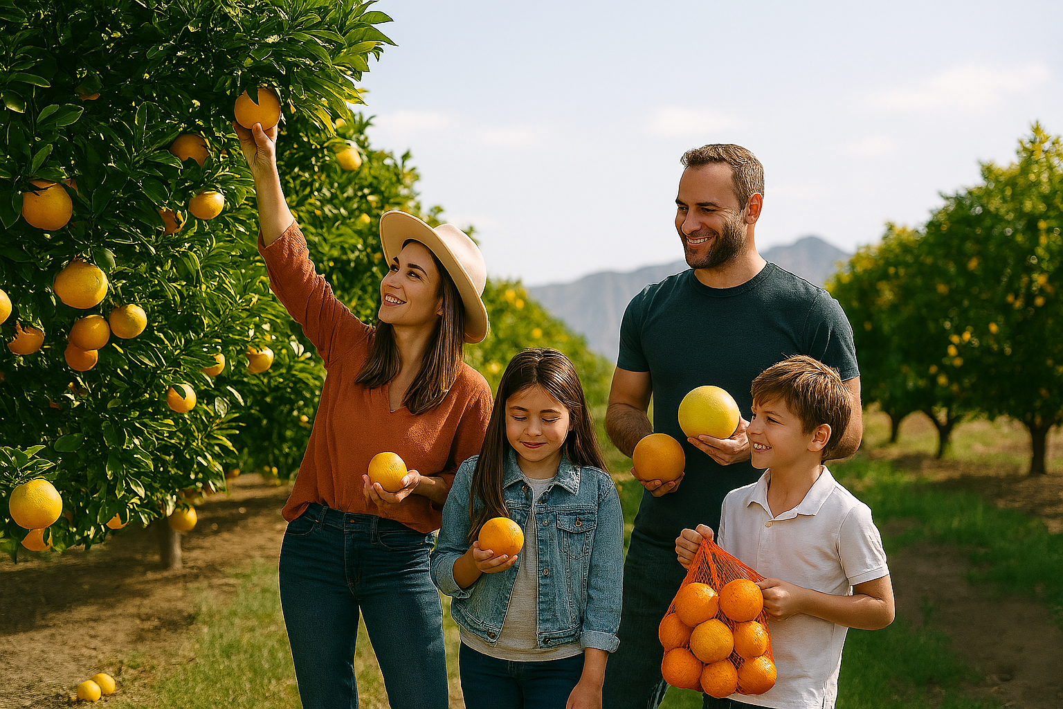 Arranged Food and Objects