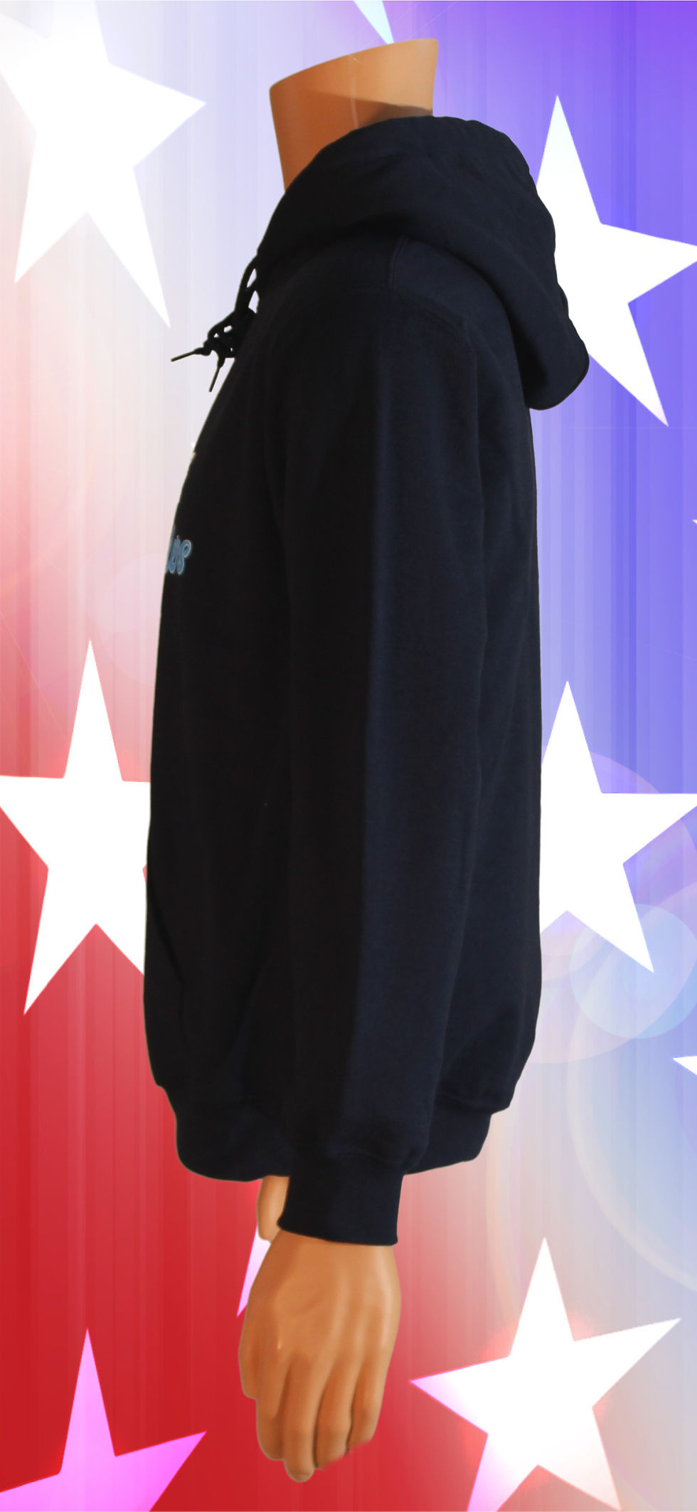 Thumbnail: Democrat Strong (Adult Hoodie-Navy)