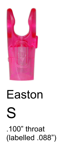 Easton S Pin Nock