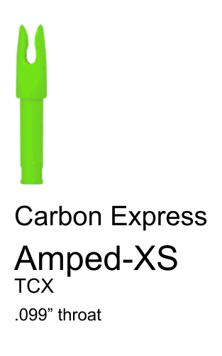 Carbon Express Amped-XS TCX nock