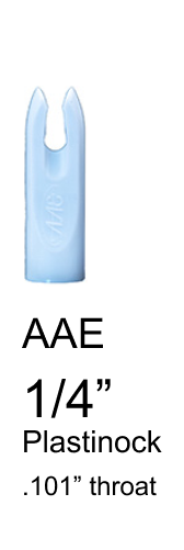 AAE 1/4" Plastinock Glue On Nock