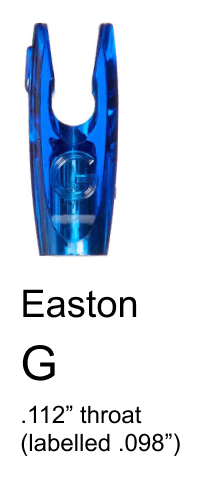 Easton G Pin Nock