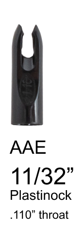 AAE 11/32" Plastinock Glue On Nock