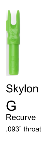Skylon G Recurve Press Fit Nock