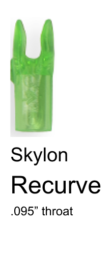 Skylon Recurve Pin Nock
