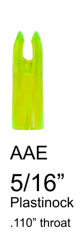 AAE 5/16" Plastinock Glue On Nock
