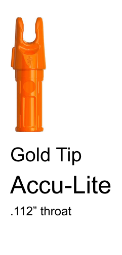 Gold Tip Accu-Lite Press Fit Nock