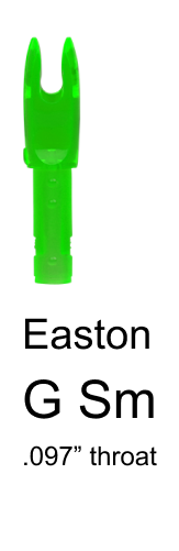 Easton G Small Press Fit Nock