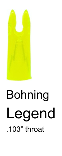 Bohning Legend Glue On Nock