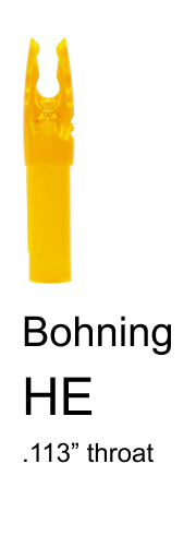 Bohning HE Press Fit Nock