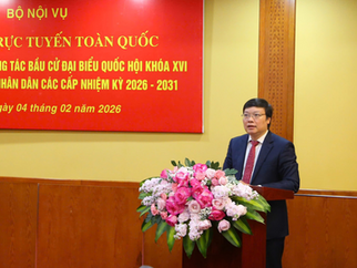 Tập huấn toàn quốc nghiệp vụ bầu cử đại biểu Quốc hội khóa XVI và HĐND các cấp nhiệm kỳ 2026–2031