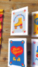 Miniatura: Roller Skating Greeting Cards