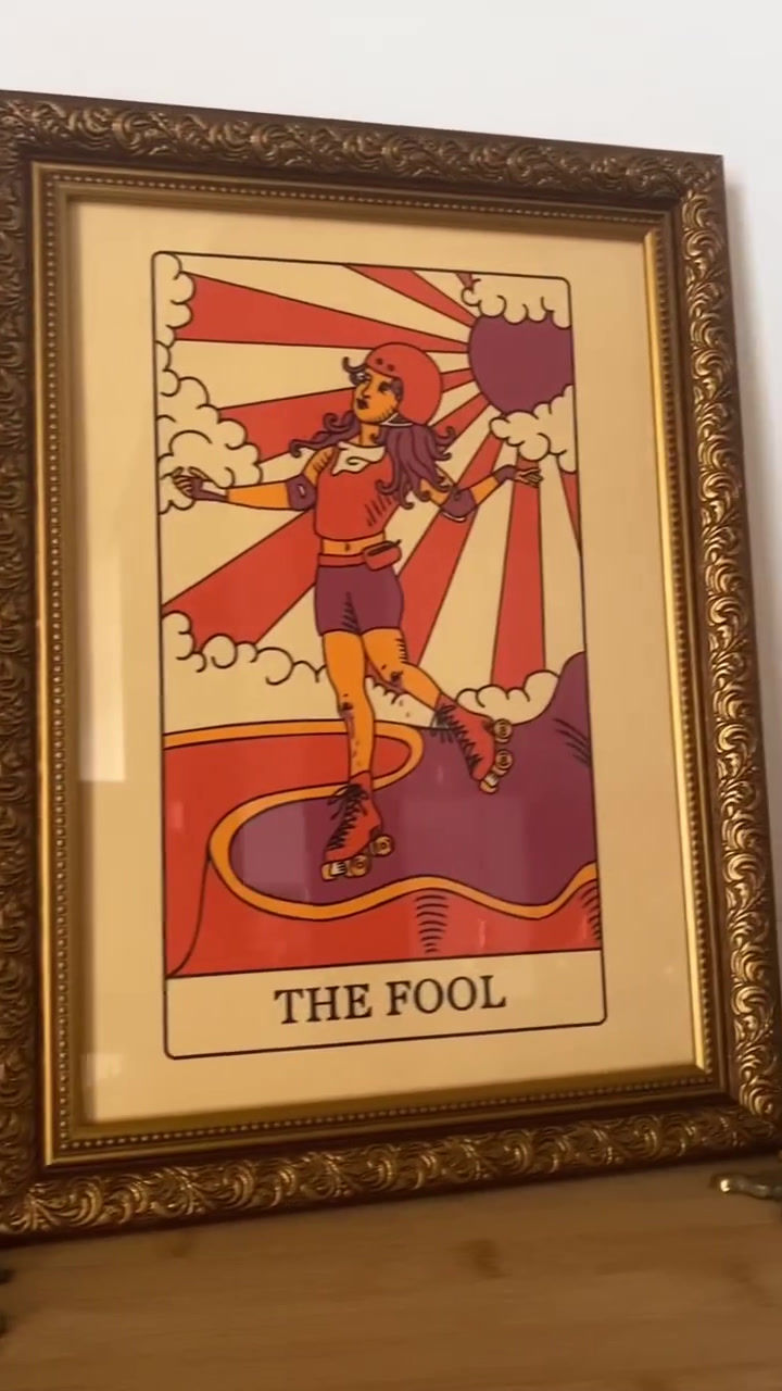 Thumbnail: Skate Park Rollerskater Tarot Card