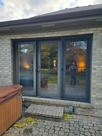 Sliding glass patio door
