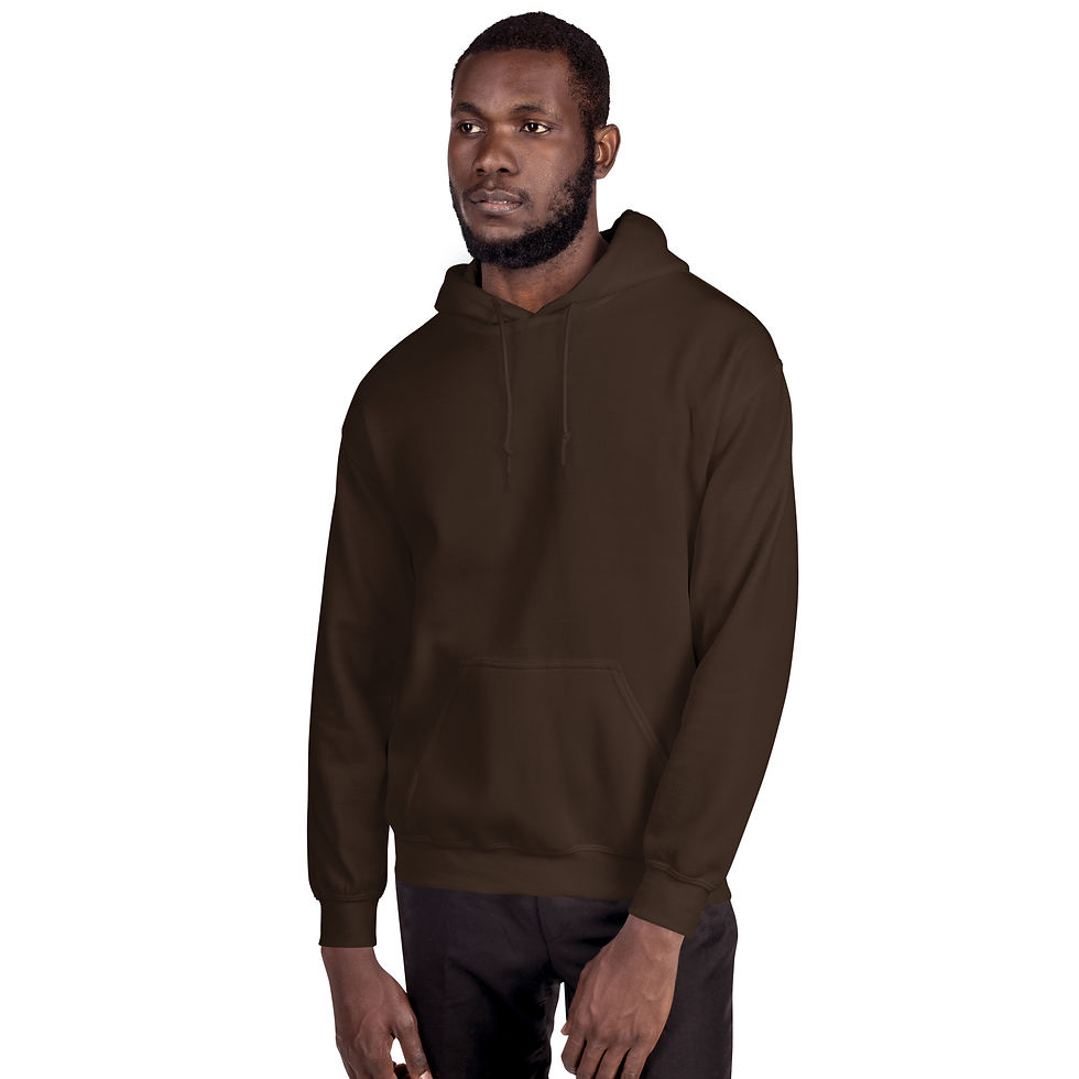 Thumbnail: Mark Abrahams Crossed Guitars Back Print Gildan Heavy Blend Unisex Hoodie