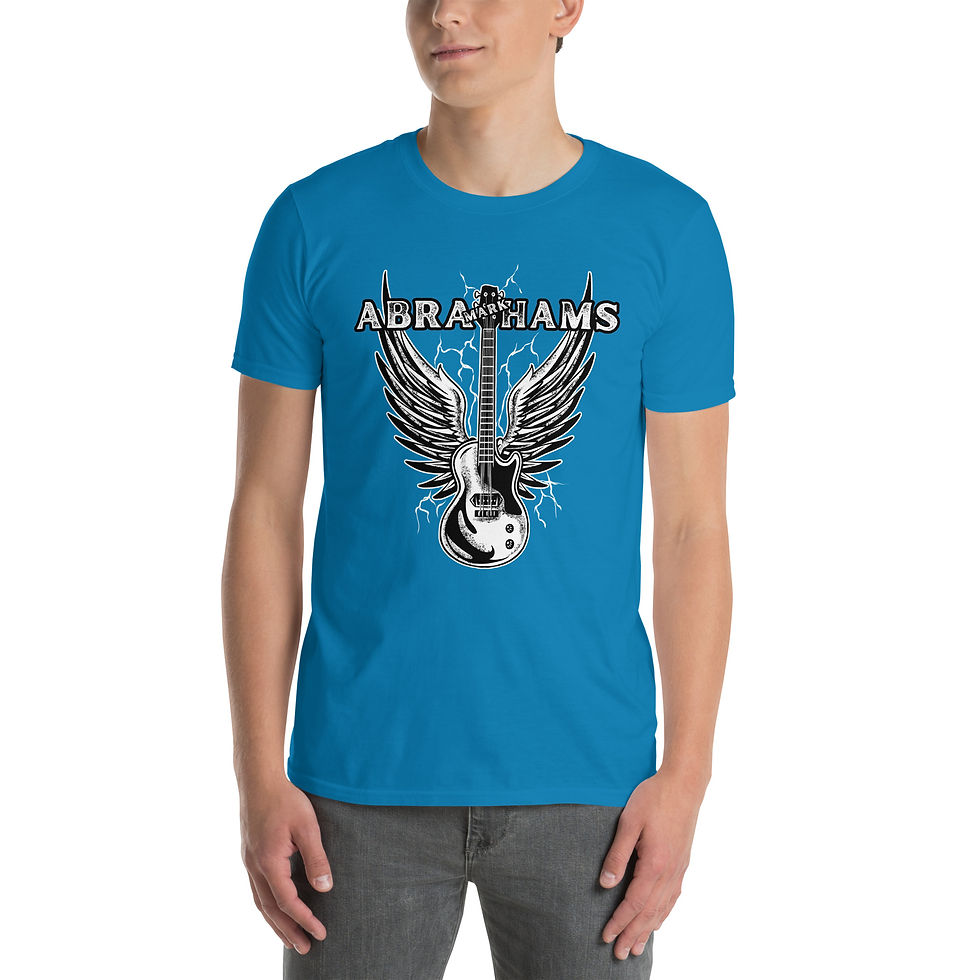 Thumbnail: Mark Abrahams Short-Sleeve Unisex Soft Style Les Paul Junior T-Shirt