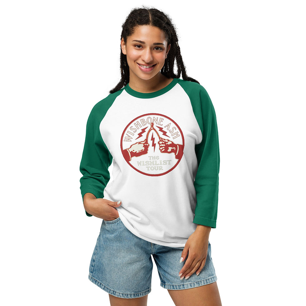 Thumbnail: Wishbone Ash Wishlist Unisex 3/4 sleeve raglan shirt