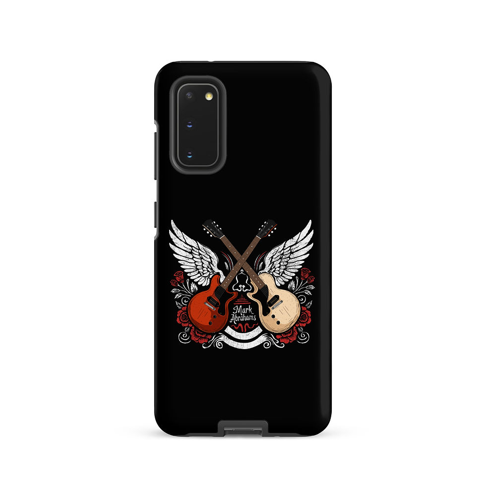Thumbnail: Mark Abrahams Crossed Les Paul Junior Electric Guitars Tough Case For Samsung Mobile Cell Phone