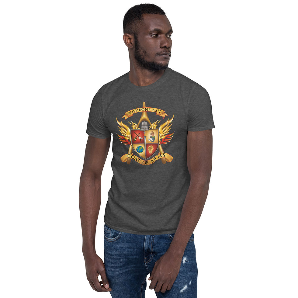Thumbnail: Wishbone Ash Coat Of Arms Short-Sleeve Unisex T-Shirt