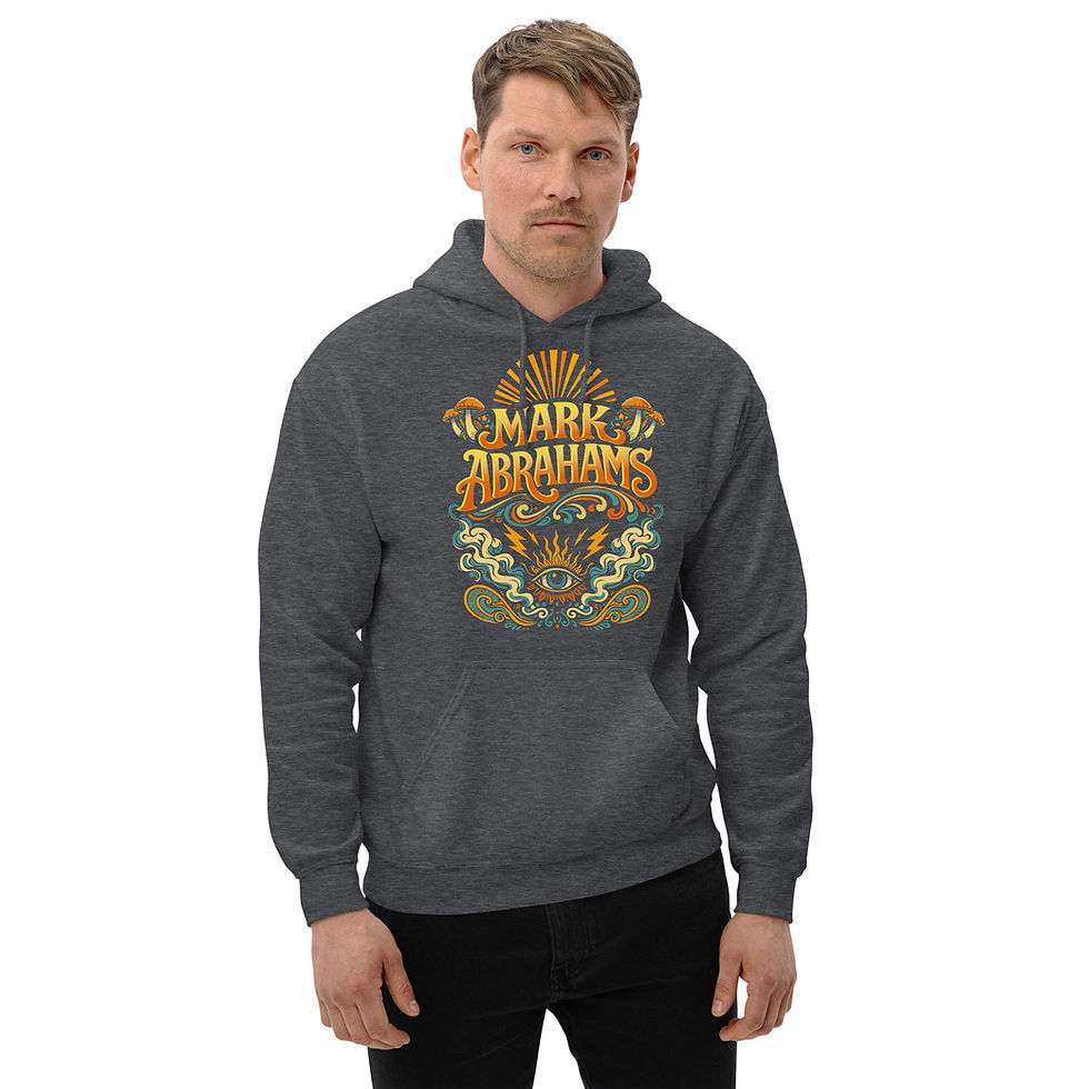 Thumbnail: Mark Abrahams Vintage Gildan unisex hoodie with crossed guitars rock design