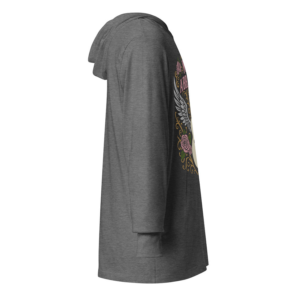 Thumbnail: Mark Abrahams Signature Guitar Unisex Hooded Long-Sleeve T Shirt