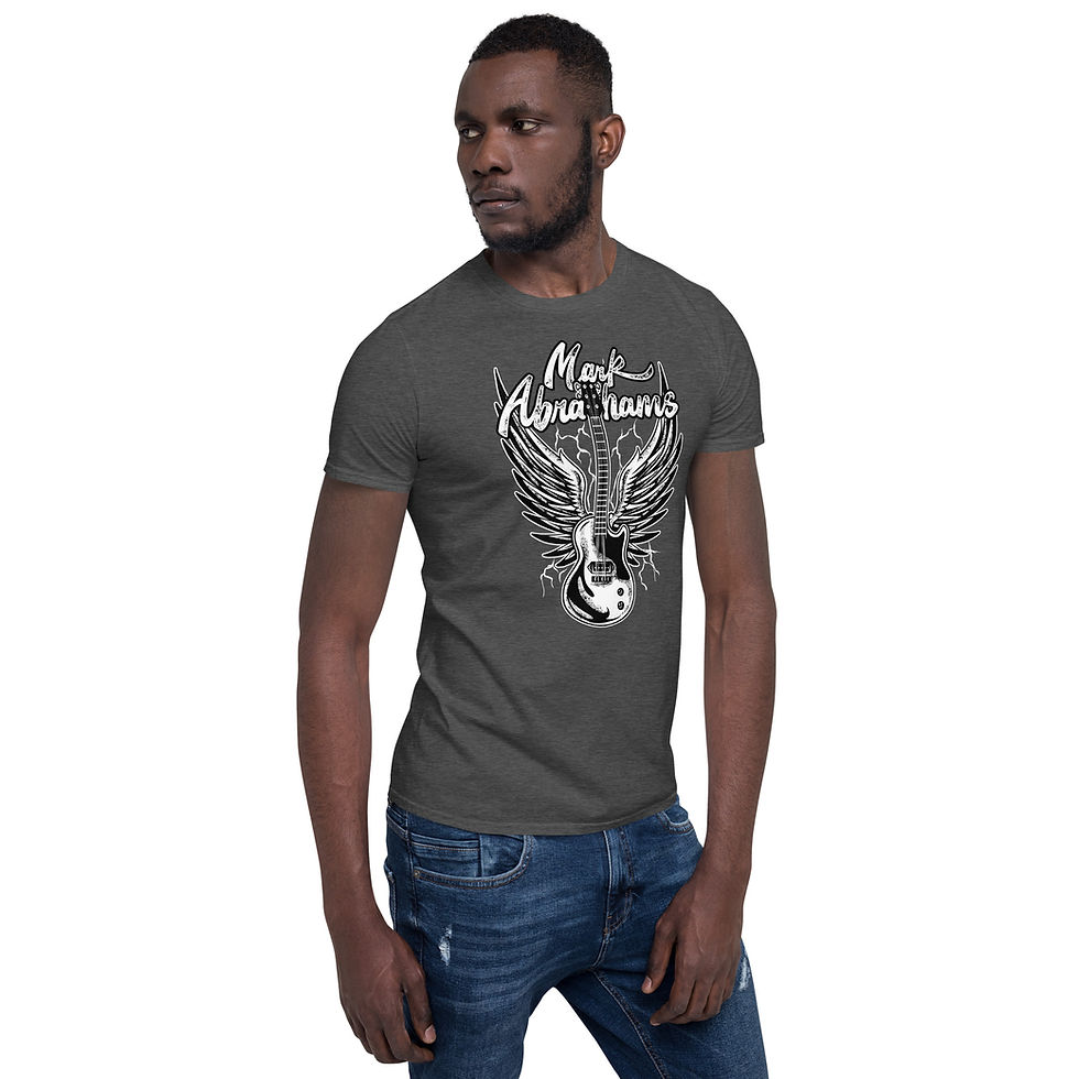Thumbnail: Mark Abrahams Short-Sleeve Unisex Soft Style Les Paul Junior T-Shirt