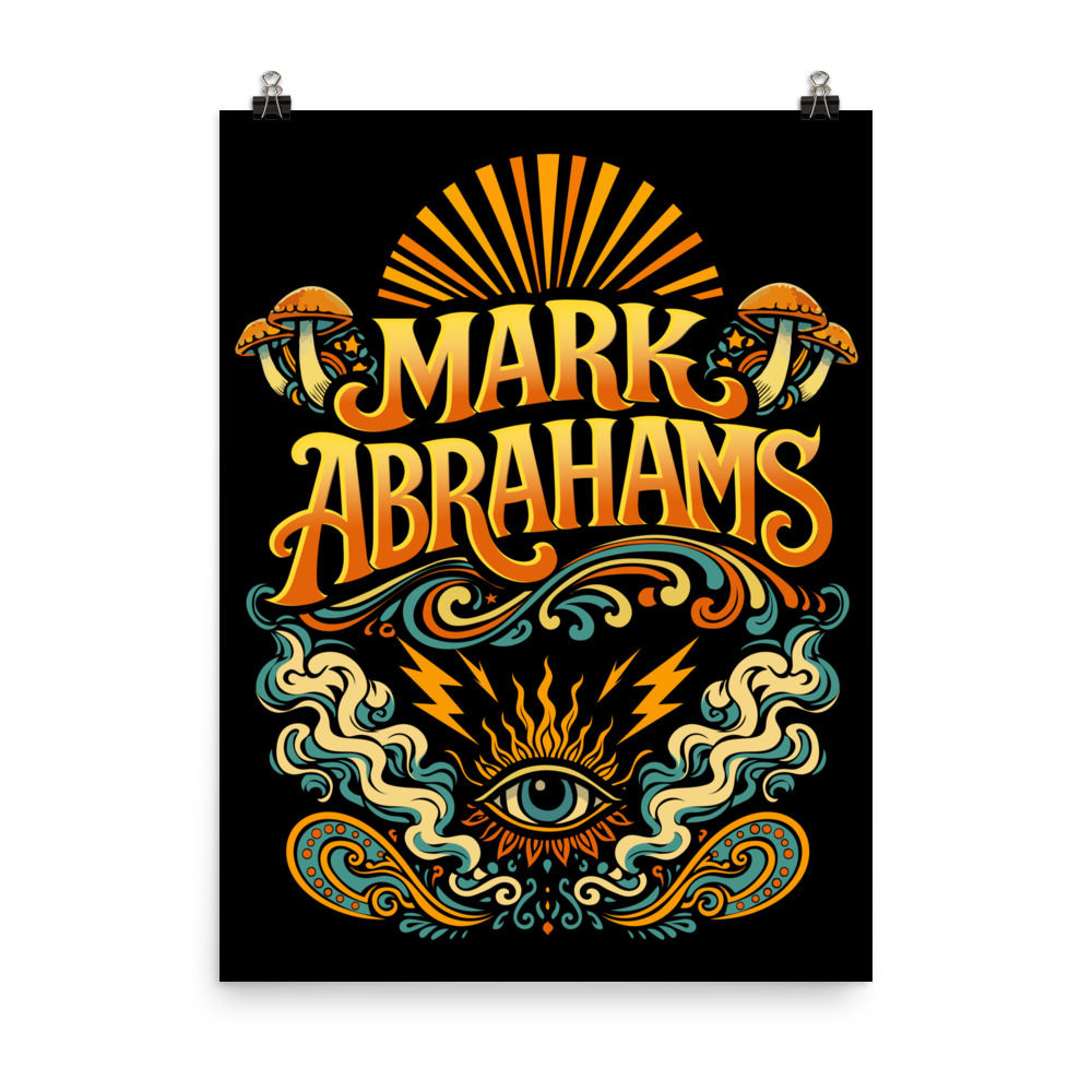 Mark Abrahams Vintage Poster 18" x 24"