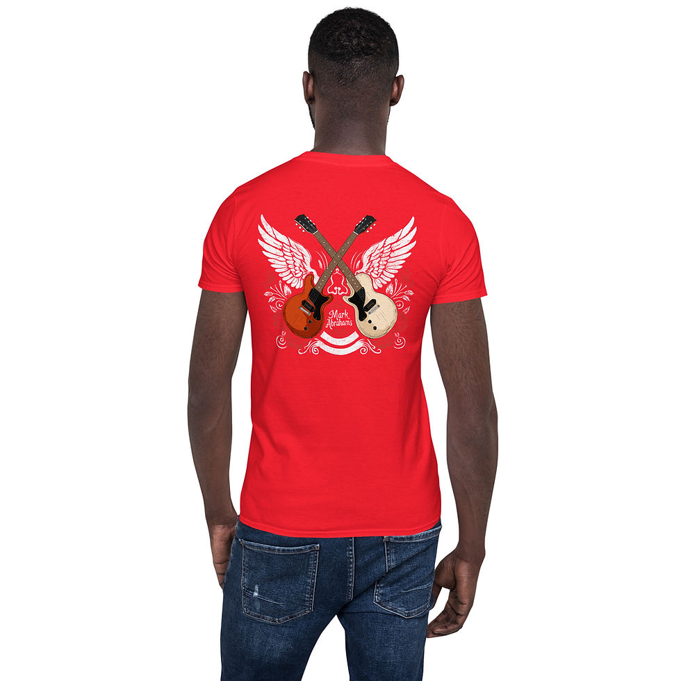 Thumbnail: Mark Abrahams T Shirt With Les Paul Junior