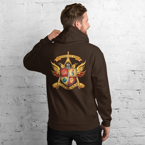 Wishbone Ash Coat Of Arms Unisex Hoodie | Wishbone Ash