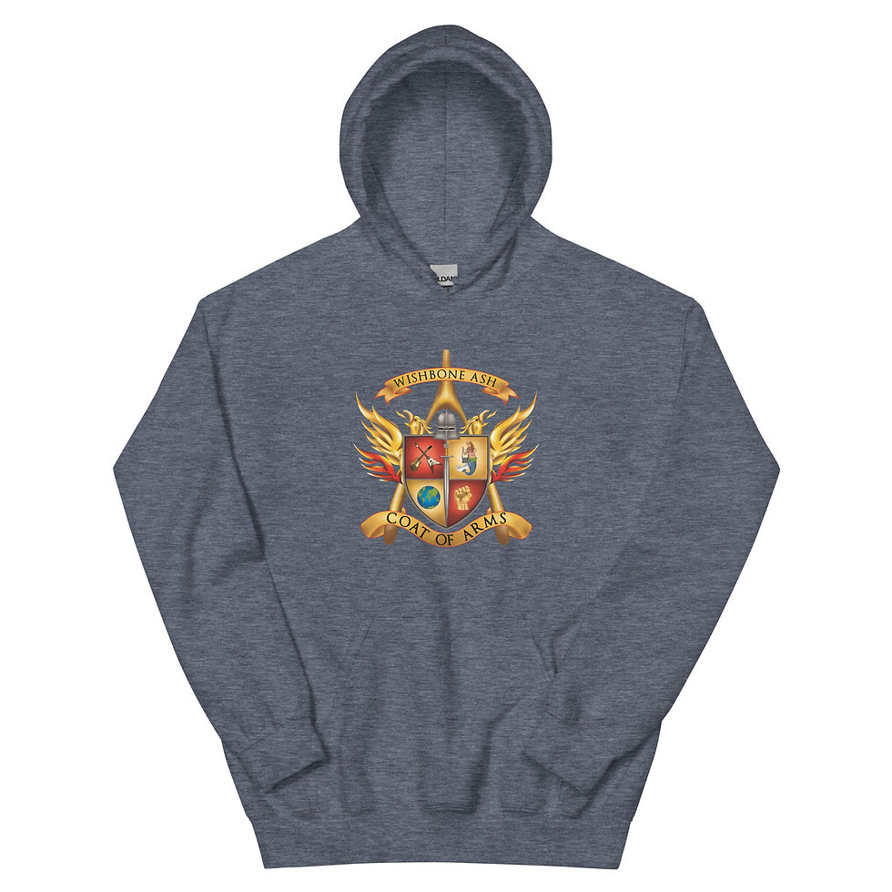 Thumbnail: Wishbone Ash Coat Of Arms Unisex Hoodie
