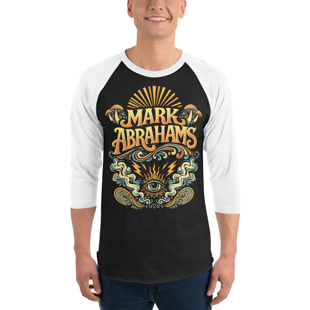 Mark Abrahams Vintage 3/4 Sleeve Raglan Shirt