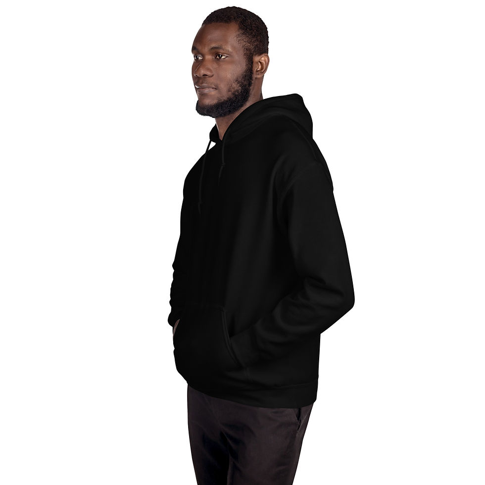 Thumbnail: Mark Abrahams Crossed Guitars Back Print Gildan Heavy Blend Unisex Hoodie