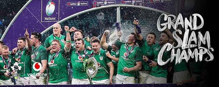 Irish rugby team grand slam champions
