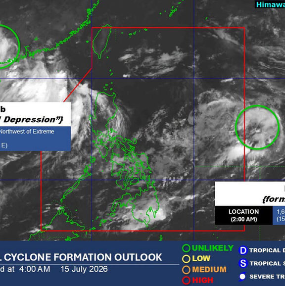 Dating Tropical Depression Josie, lumabas na ng PAR; dalawang LPA patuloy na binabantayan