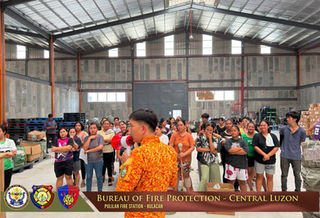 Pulilan Fire Station nagsagawa ng Fire Safety Seminar at Drill sa Glory Goods Packaging and Trading