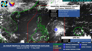 “Caloy” Patuloy na Binabantayan sa Loob ng PAR