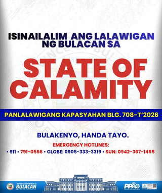 Bulacan isinailalim sa State of Calamity dahil sa epekto ng mga bagyo at Habagat