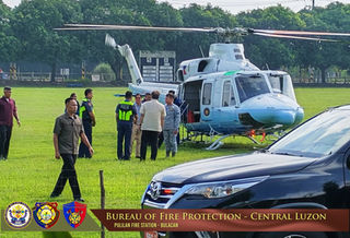 BFP Pulilan, nagbigay ng fire safety at emergency response coverage sa pagbisita ng Pangulo