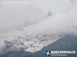 PHIVOLCS issues Alert level 3 amid Mayon eruption