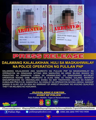 Mag-live-in partner arestado sa buy-bust sa Pulilan; hinihinalang shabu at baril nasamsam