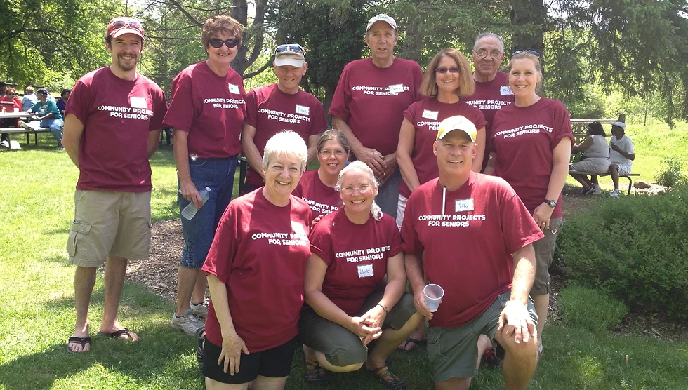 Community Projects for Seniors Committee Members at an event