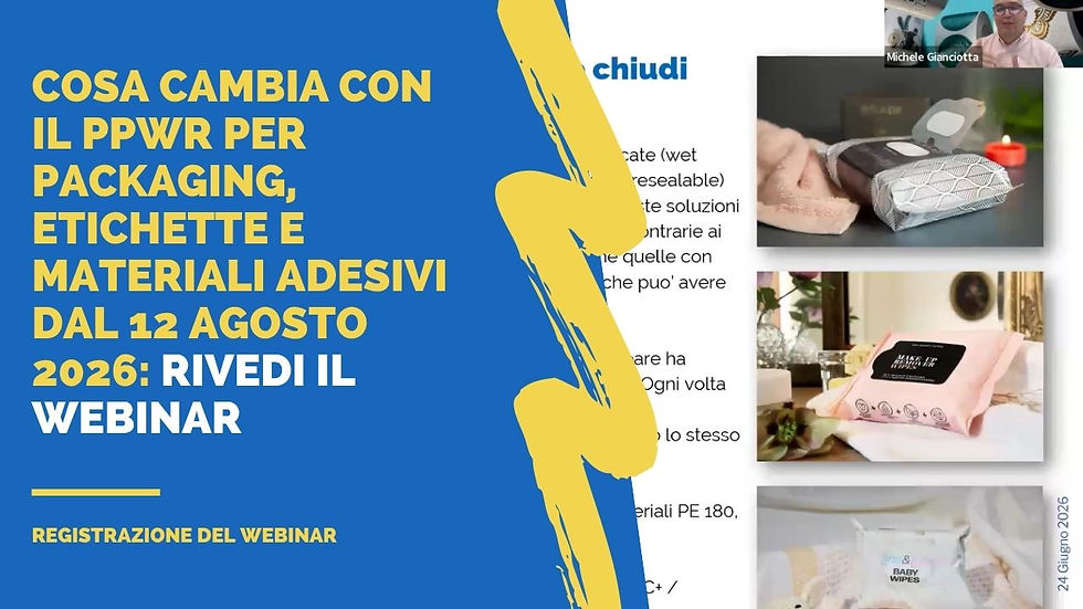 Rivedi il webinar completo sul PPWR in collaborazione con Fedrigoni