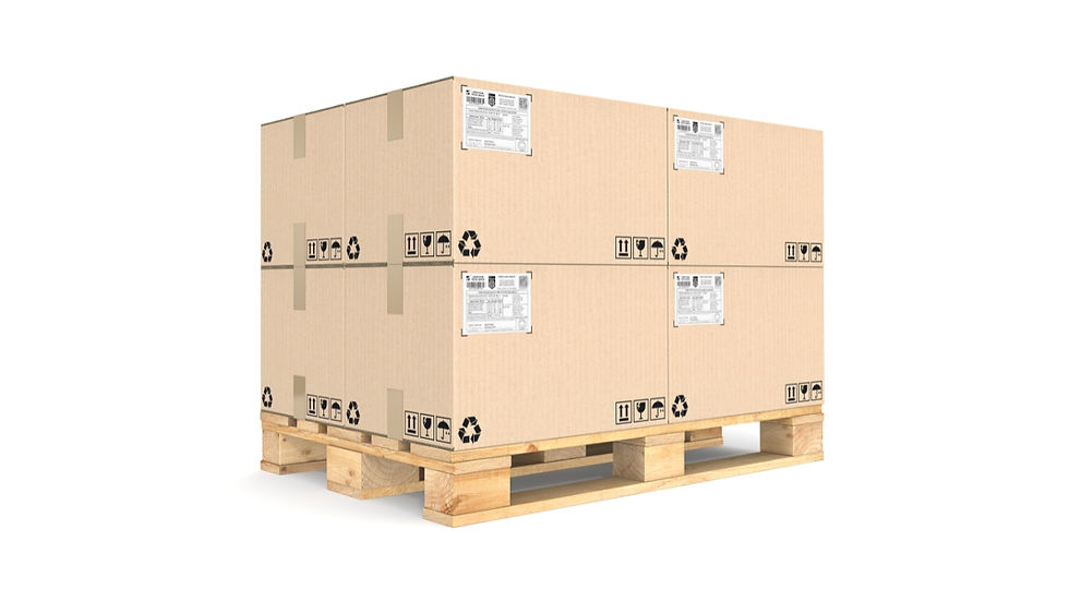 etichetta pallet che deve resistere all'umidità e acqua